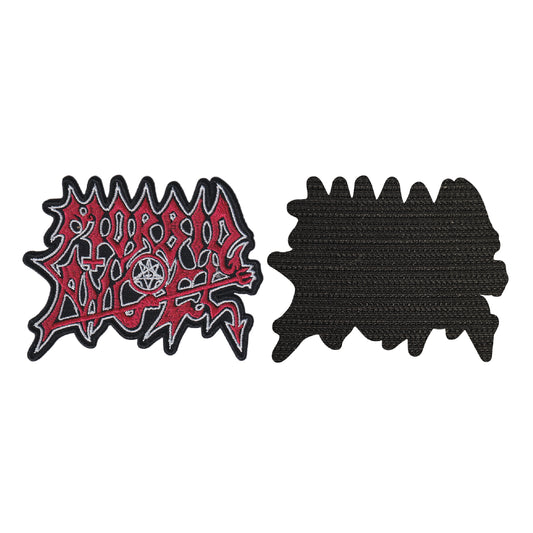 MAXIMUMPATCHES - Morbid Angel - 10 cm x 8 cm - Ecusson Patch Brodé Avec Scratch Cousu Au Dos + Carré Scratch A Coudre, Face Opposé 10 cm x 10 cm/Groupe Musique Métal Rock Punk Heavy Trash Blues
