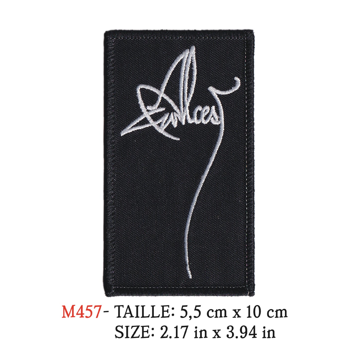 MAXIMUMPATCHES - Ecusson Patch Brodé Thermocollant - 5,5 cm x 10 cm - Groupe Musique Rock Punk Hard Trash Métal Heavy Psychedelic