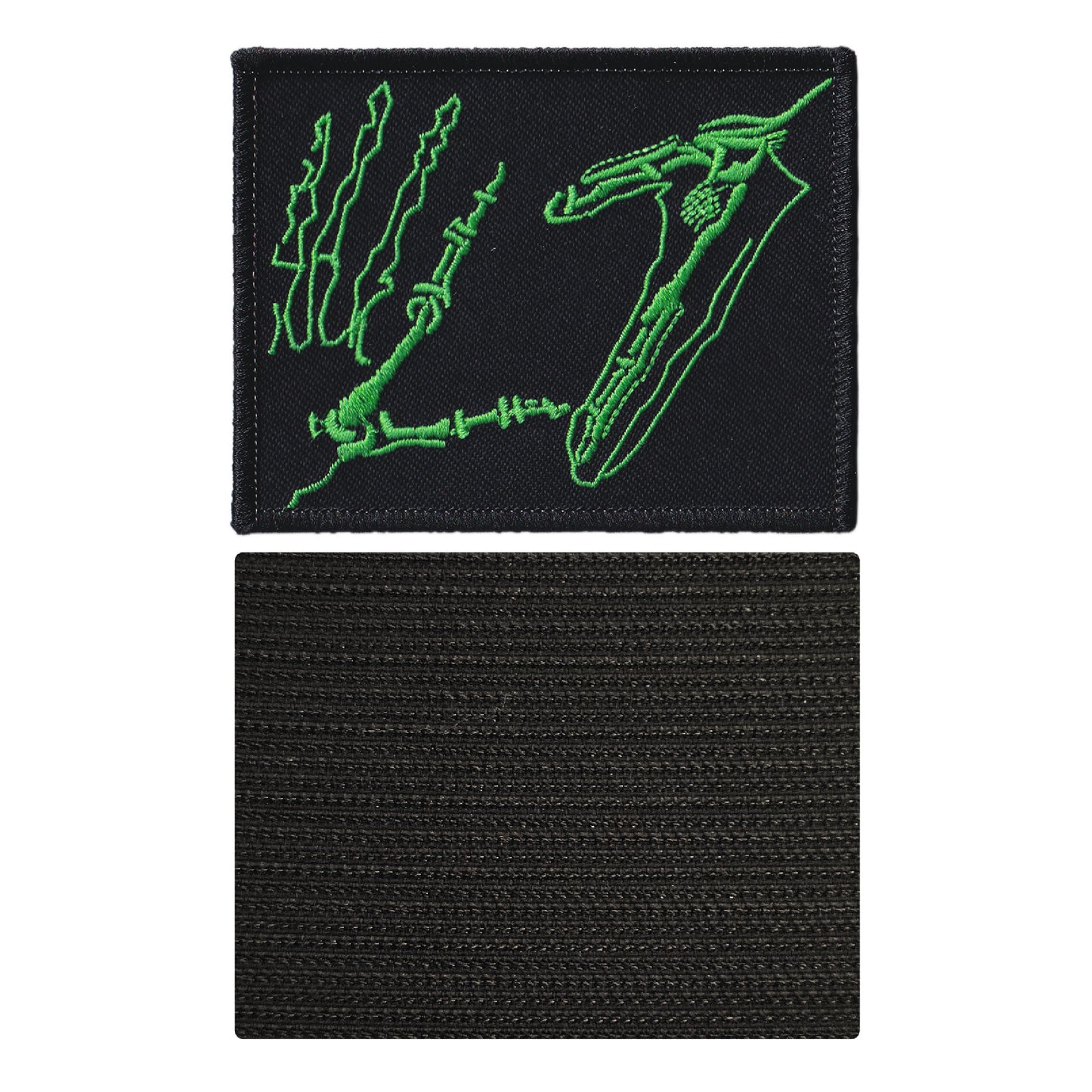 MAXIMUMPATCHES - L7 - 9 cm x 7 cm - Ecusson Patch Brodé Avec Scratch Cousu Au Dos + Carré Scratch A Coudre, Face Opposé 10 cm x 10 cm/Groupe Musique Métal Rock Punk Heavy Trash Blues