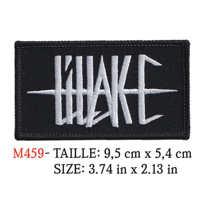 MAXIMUMPATCHES - Ecusson Patch Brodé Thermocollant - 9,5 cm x 5,4 cm - Lillake Groupe Musique Rock Punk Hard Trash Métal Heavy Psychedelic