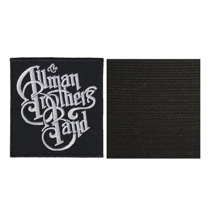 MAXIMUMPATCHES - The Allman Brothers Band - 8 cm x 8,6 cm - Ecusson Patch Brodé Avec Scratch Cousu Au Dos + Carré Scratch A Coudre, Face Opposé 10 cm x 10 cm/Groupe Musique Métal Rock Punk Heavy Trash Blues