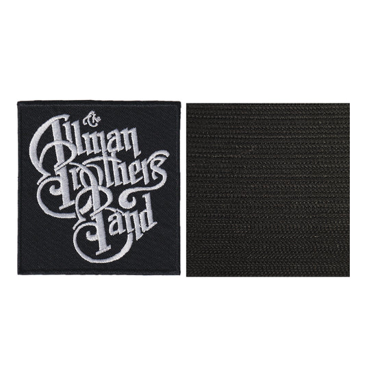 MAXIMUMPATCHES - The Allman Brothers Band - 8 cm x 8,6 cm - Ecusson Patch Brodé Avec Scratch Cousu Au Dos + Carré Scratch A Coudre, Face Opposé 10 cm x 10 cm/Groupe Musique Métal Rock Punk Heavy Trash Blues