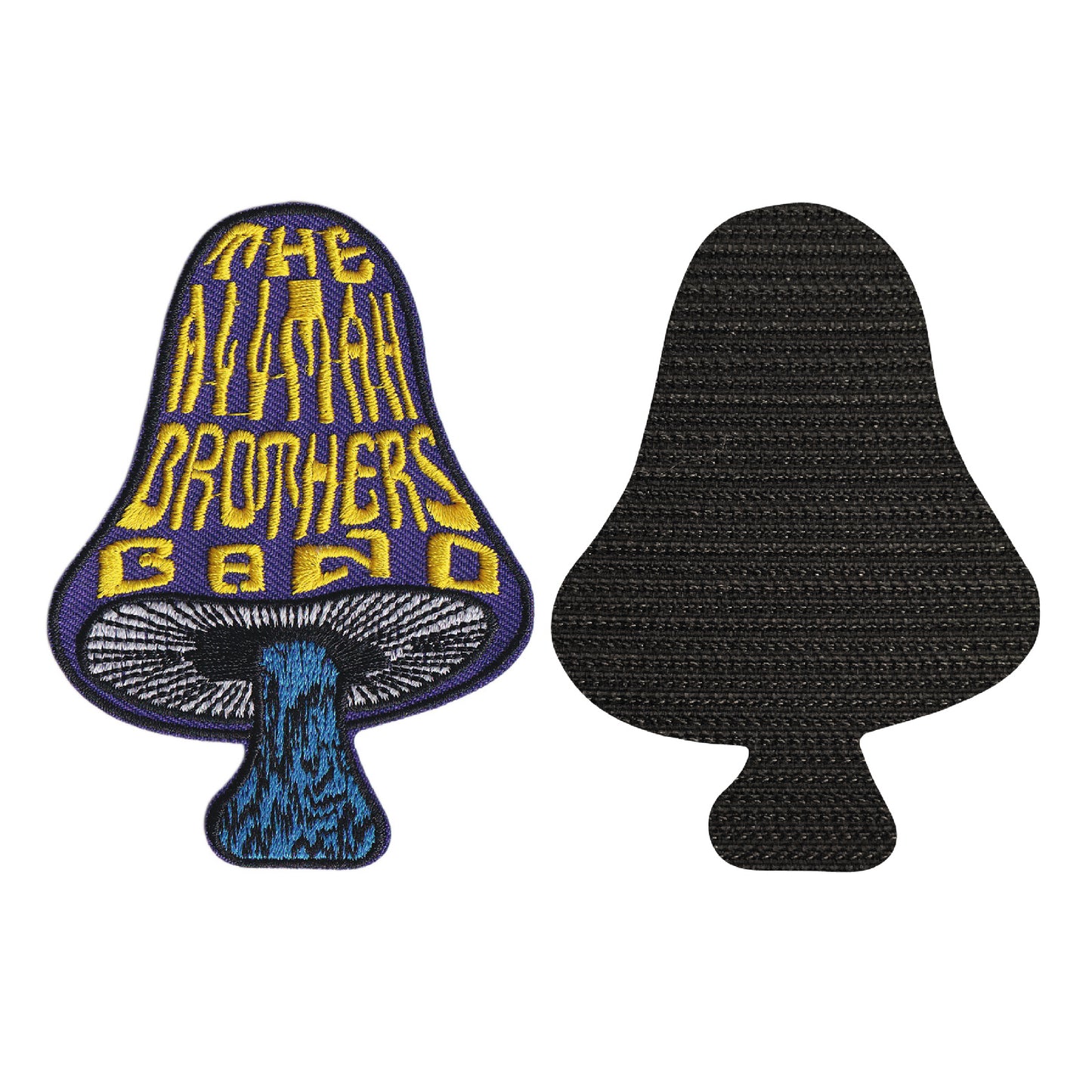 MAXIMUMPATCHES - The Allman Brothers Band - 6,5 cm x 8,8 cm - Ecusson Patch Brodé Avec Scratch Cousu Au Dos + Carré Scratch A Coudre, Face Opposé 10 cm x 10 cm/Groupe Musique Métal Rock Punk Heavy Trash Blues