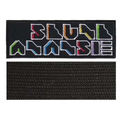 MAXIMUMPATCHES - Skunk Anansie - 10 cm x 3,4 cm - Ecusson Patch Brodé Avec Scratch Cousu Au Dos + Carré Scratch A Coudre, Face Opposé 10 cm x 10 cm/Groupe Musique Métal Rock Punk Heavy Trash Blues