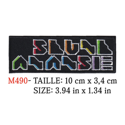 MAXIMUMPATCHES - Ecusson Patch Brodé Thermocollant - 10 cm x 3,4 cm - Skunk Anansie Groupe Musique Rock Punk Hard Trash Métal Heavy Psychedelic