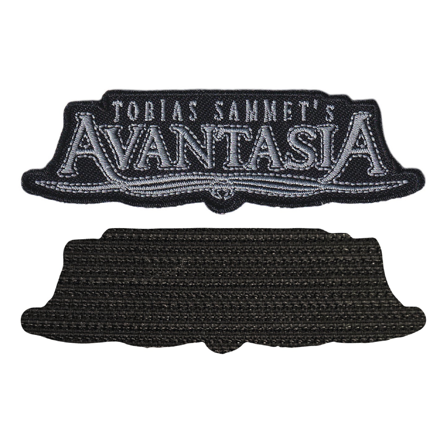 MAXIMUMPATCHES - Avantasia - 9 cm x 3 cm - Ecusson Patch Brodé Avec Scratch Cousu Au Dos + Carré Scratch A Coudre, Face Opposé 10 cm x 10 cm/Groupe Musique Métal Rock Punk Heavy Trash Blues