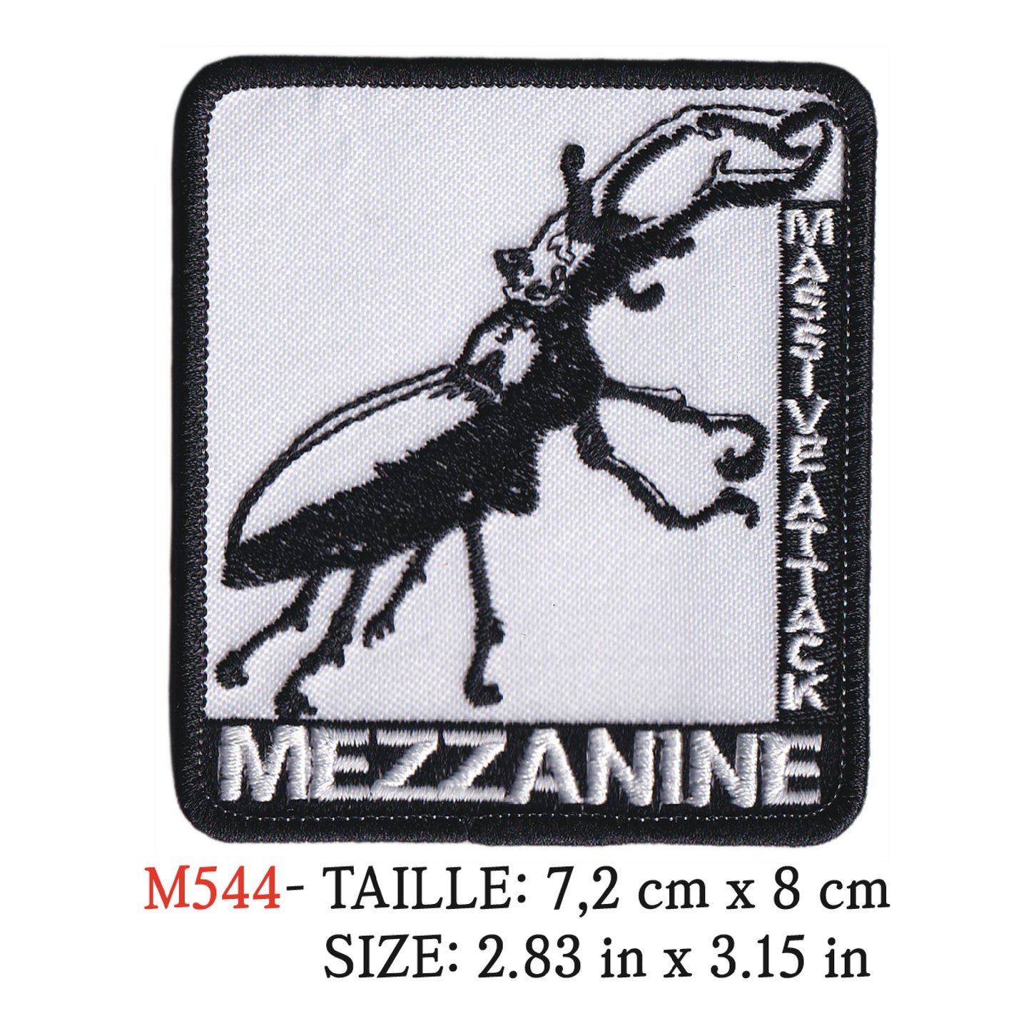 MAXIMUMPATCHES - Ecusson Patch Brodé Thermocollant - 7,2 cm x 8 cm - Opeth Groupe Musique Rock Punk Hard Trash Métal Heavy Psychedelic