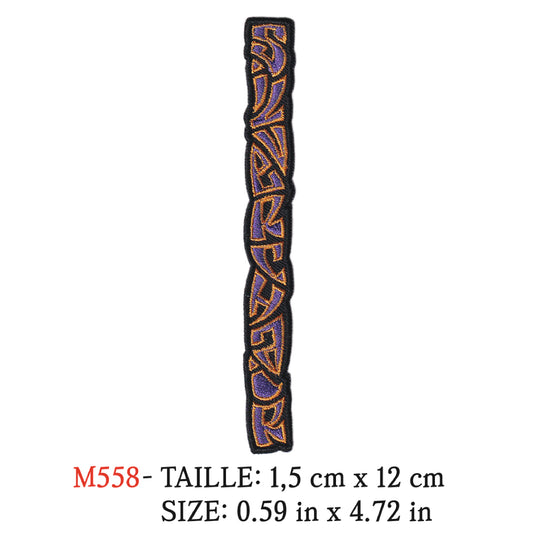 MAXIMUMPATCHES - Ecusson Patch Brodé Thermocollant - 1,5 cm x 12 cm - Silverchair Groupe Musique Rock Punk Hard Trash Métal Heavy Psychedelic