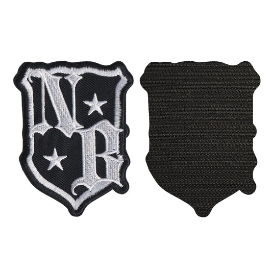 MAXIMUMPATCHES - 7 cm x 9 cm - Ecusson Patch Brodé Avec Scratch Cousu Au Dos + Carré Scratch A Coudre, Face Opposé 10 cm x 10 cm/Groupe Musique Métal Rock Punk Heavy Trash Blues Nickelback