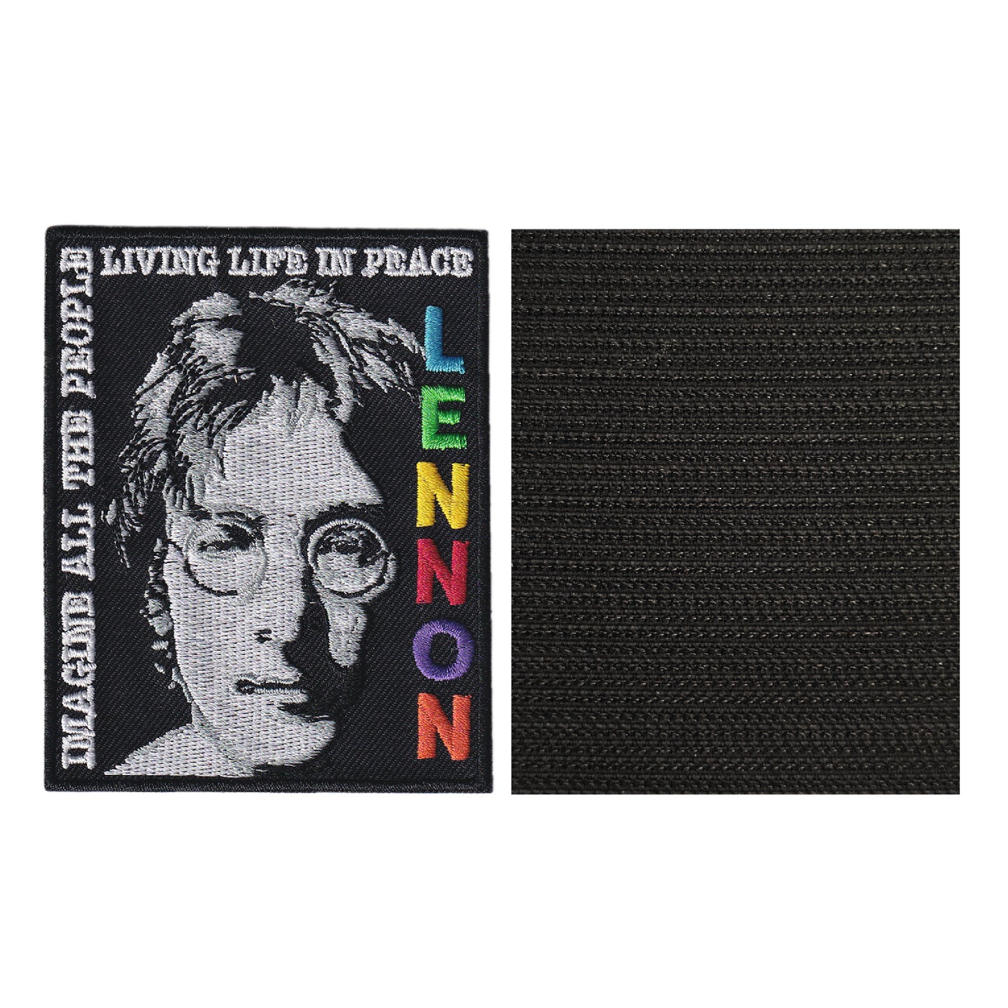 MAXIMUMPATCHES - 7 cm x 9 cm - Ecusson Patch Brodé Avec Scratch Cousu Au Dos + Carré Scratch A Coudre, Face Opposé 10 cm x 10 cm/Groupe Musique Métal Rock Punk Heavy Trash Blues