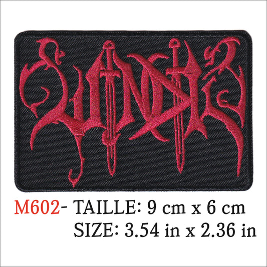 MAXIMUMPATCHES - Ecusson Patch Brodé thermocollant - 9 cm x 6 cm - Windir Groupe Musique Rock Punk Hard Trash Métal Heavy Psychedelic