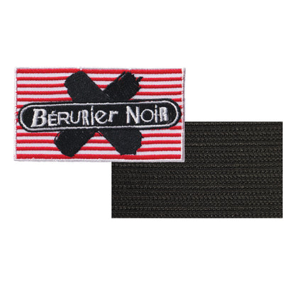 MAXIMUMPATCHES - Ecusson Patch Brodé Thermocollant - 9 cm x 5 cm - Bérurier Noir Musique France Punk Rock Alternative