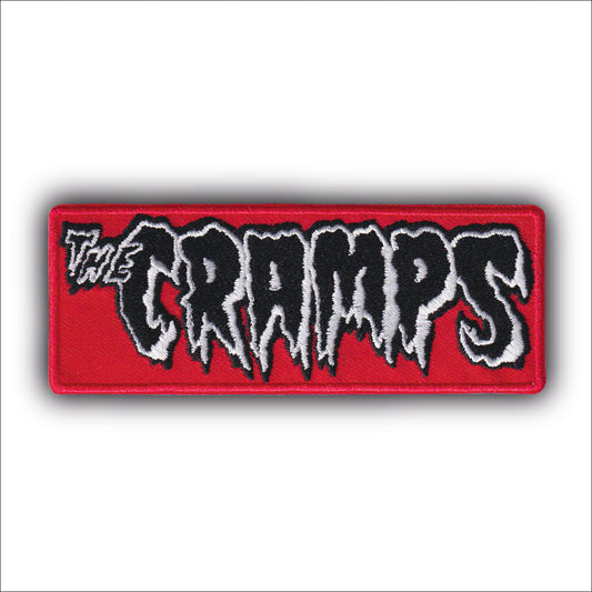 MAXIMUMPATCHES - Ecusson Patch Brodé Thermocollant - Dim: 10,8 cm x 4 cm - Groupe Musique Punk Rock Rockabilly Gothabilly Psychobilly Garage The Cramps