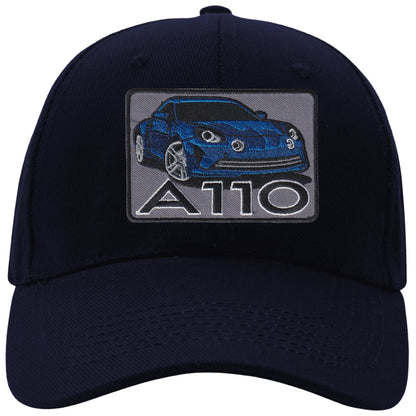 MAXIMUMPATCHES - A110 - CASQUETTE coton, taille unique, réglable, personnalisée avec écusson brodé thermocollé sur le fronton