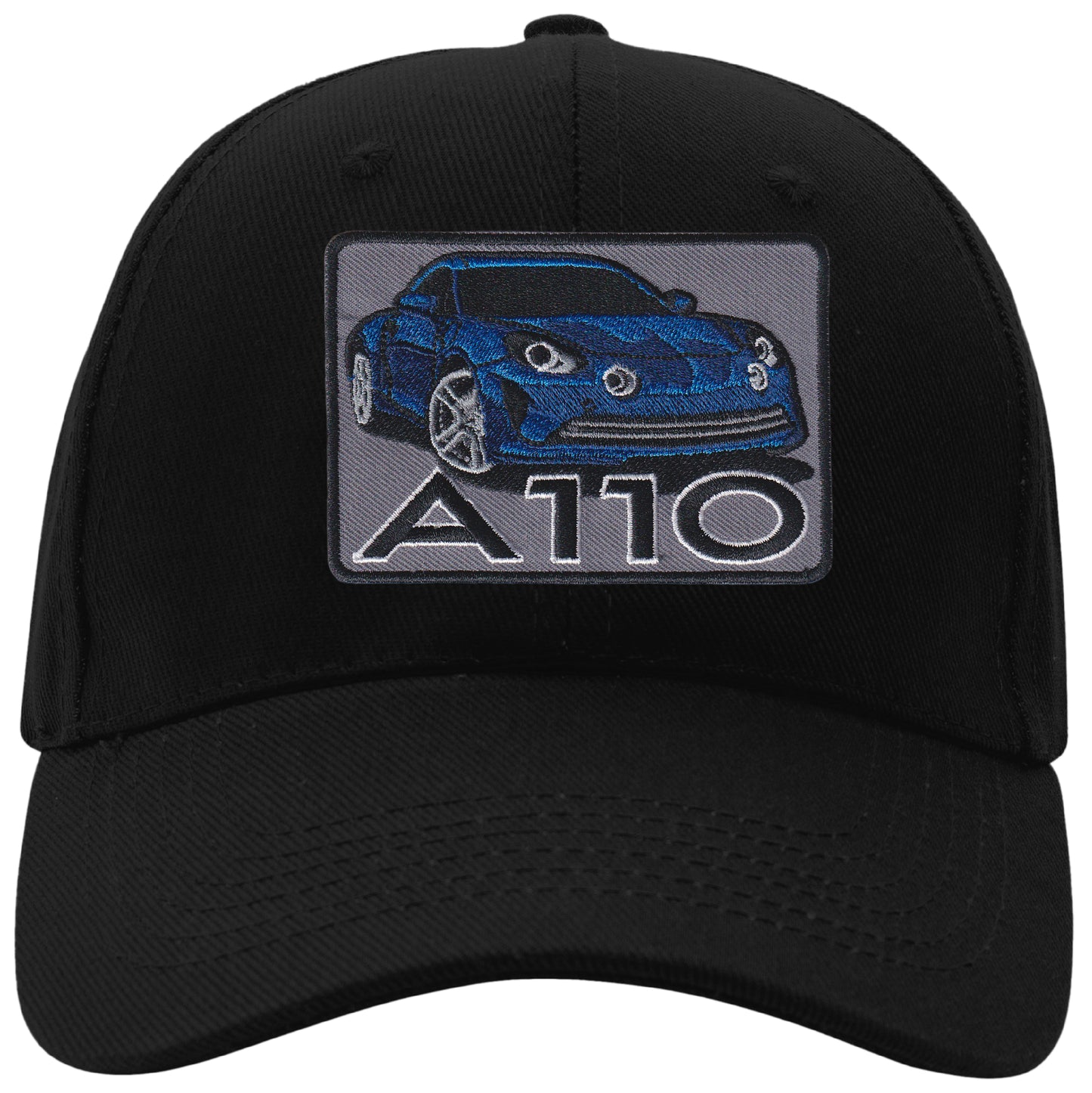 MAXIMUMPATCHES - A110 - CASQUETTE coton, taille unique, réglable, personnalisée avec écusson brodé thermocollé sur le fronton