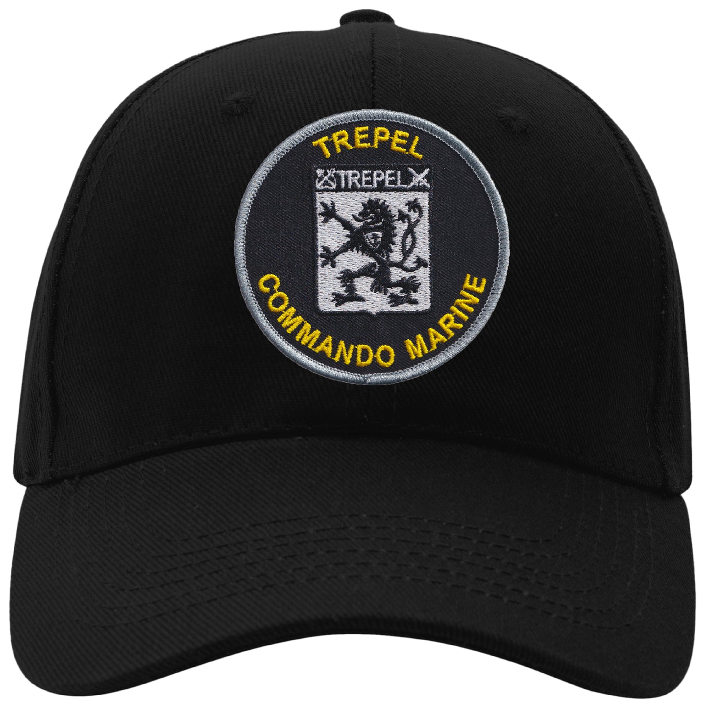 MAXIMUMPATCHES - Trepel commando Marine - CASQUETTE coton, taille unique, réglable, personnalisée avec écusson brodé thermocollé sur le fronton