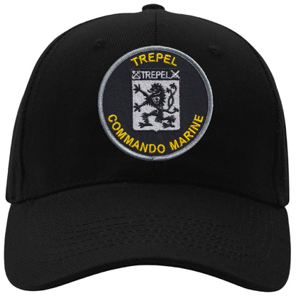 MAXIMUMPATCHES - Trepel commando Marine - CASQUETTE coton, taille unique, réglable, personnalisée avec écusson brodé thermocollé sur le fronton