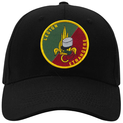 MAXIMUMPATCHES - Légion Étrangère - CASQUETTE coton, taille unique, réglable, personnalisée avec écusson brodé thermocollé sur le fronton