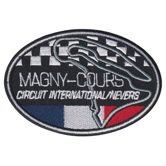 MAXIMUMPATCHES - Ecusson Patch Brodé Thermocollant - 10 cm x 6,7 cm - Circuit Magny-Cours Nevers Automobile Moto Course Sport Mécanique (Copie)