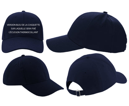 MAXIMUMPATCHES - Légion Étrangère - CASQUETTE coton, taille unique, réglable, personnalisée avec écusson brodé thermocollé sur le fronton